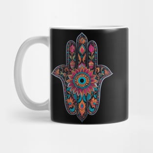 Mandala Hamsa Hand Mug